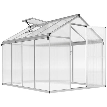 8 x 6ft Aluminium Frame Greenhouse