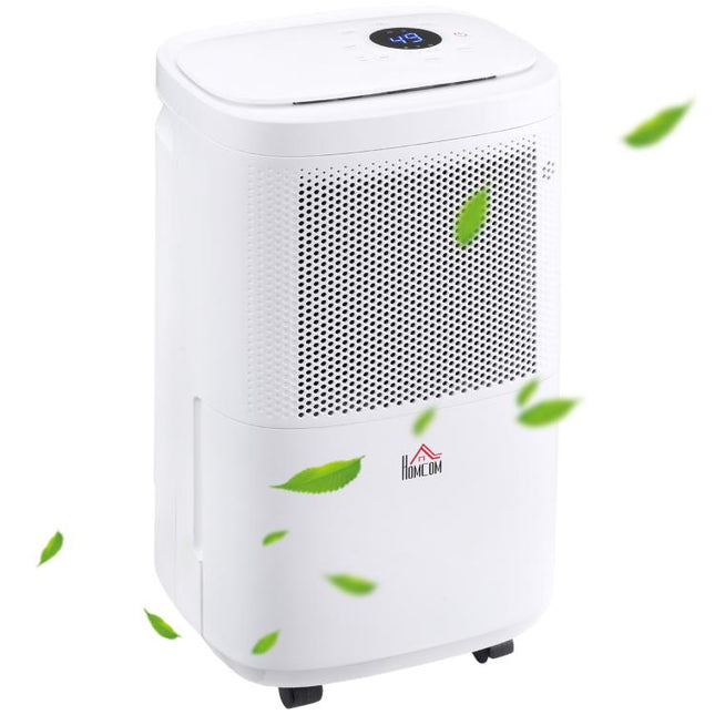10L/Day 2200ML Portable Quiet Dehumidifier with WiFi Smart App Control, Electric Moisture Air Dehumidifier for Home Laundry Basement