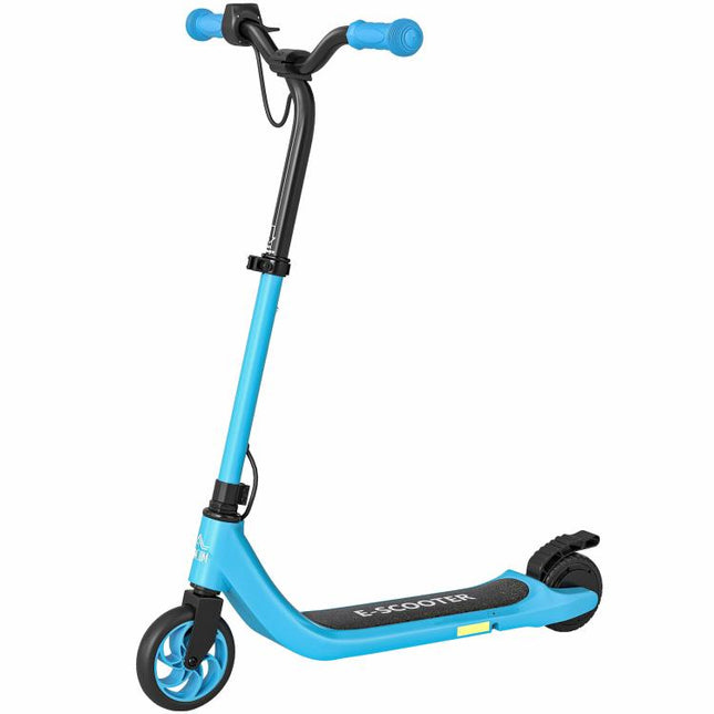 Electric Scooter for Kids 6+, Foldable E Scooter, Up to 8 KM/H, Maximum Range 6 KM, Adjustable Height, Blue
