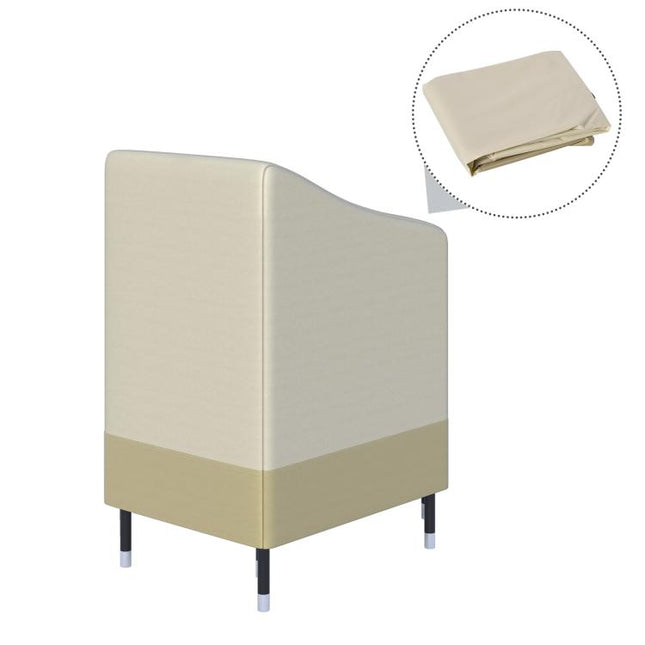 600D Oxford Cloth Waterproof Furniture Cover Wicker Chairs Garden Patio Rattan Seat Outdoor Protector L70*W90*H115cm