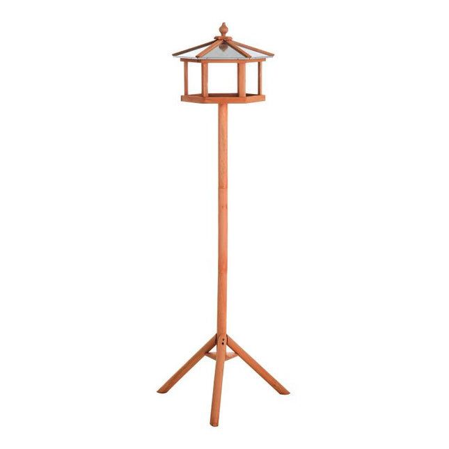 Wooden Bird Table for the garden Feeding Station, 153Hcm