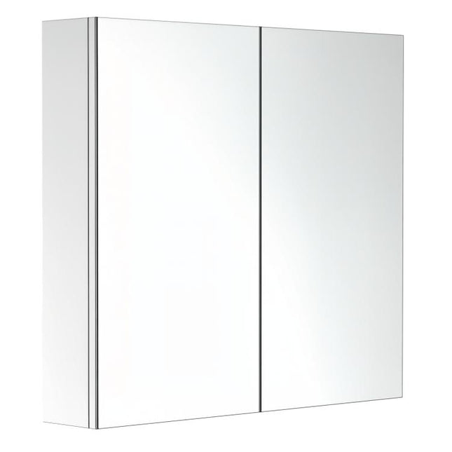 Bathroom Mirror Cabinet, Stainless Steel Wall Mounted  Bathroom Storage Cabinet with Double Doors, 60x55cm
