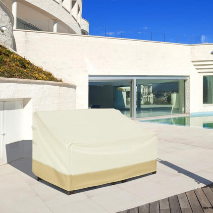 600D Oxford Cloth Furniture Cover 3 Seat Rattan Chair Protector Large Garden Patio Outdoor Waterproof L152 x W87 x H58-79cm