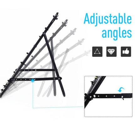 Adjustable Rebounder Net Kickback Target Goal for Teens Adults Training, Black