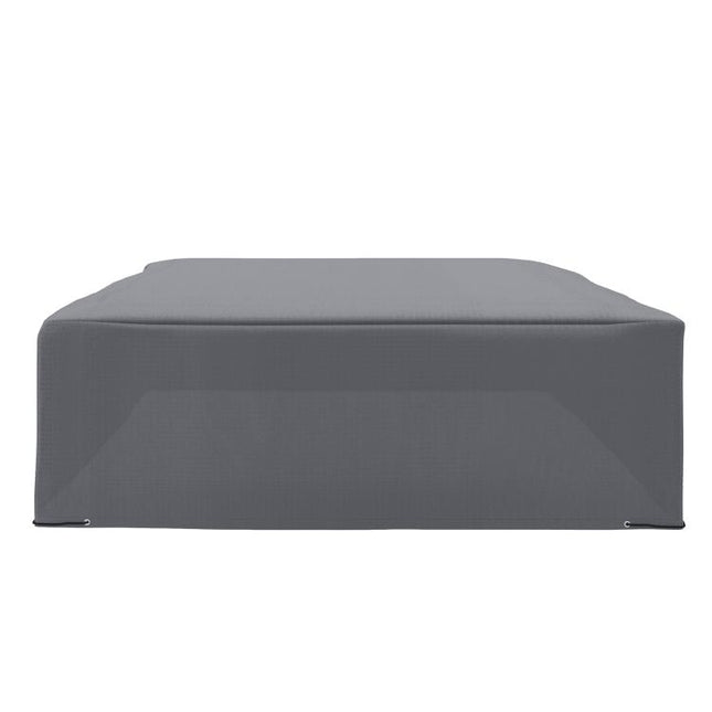 225x210cm Outdoor Garden Rattan Furniture Protective Cover Water UV Resistant Grey
