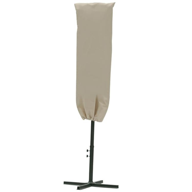 Garden Parasol Cover with Rod, Zipper, Khaki