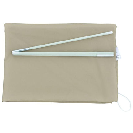 Garden Parasol Cover with Rod, Zipper, Khaki