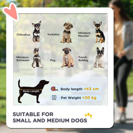 Foldable Pet Stroller with Three Wheels, for Small, Medium Dogs, Red