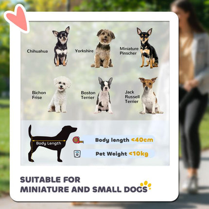 Foldable Dog Stroller, Pet Travel Crate, with Detachable Carrier, Soft Padding, for Mini, Small Dogs - Red