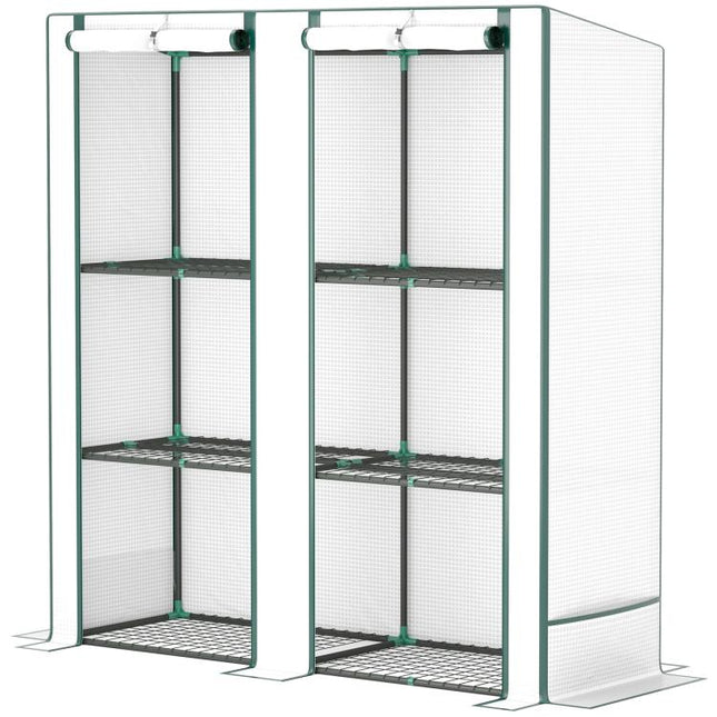 Three-Tier Mini Greenhouse - White