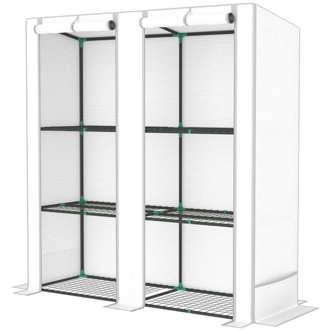 Three-Tier Mini Greenhouse - White