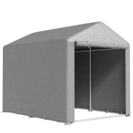 2.2 x 1.6 m Outdoor Storage Tent, with Accessories - Light Grey