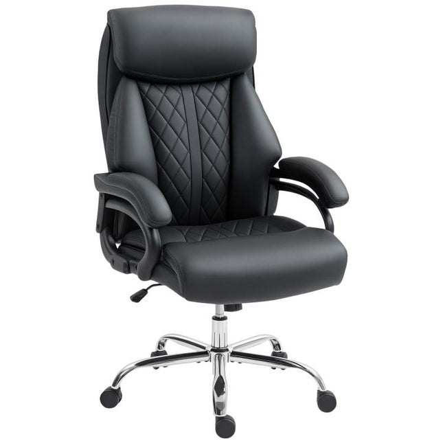 Executive Office Chair with Spring Padding - Black