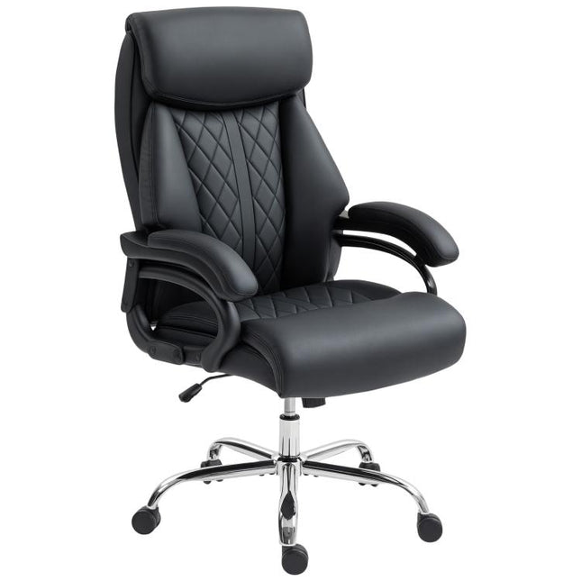 Executive Office Chair with Spring Padding - Black