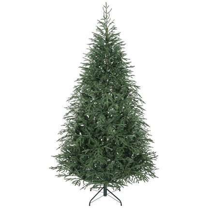 7 ft Full Spruce Christmas Tree with Realistic Dense Tips, Easy Assembly - Green