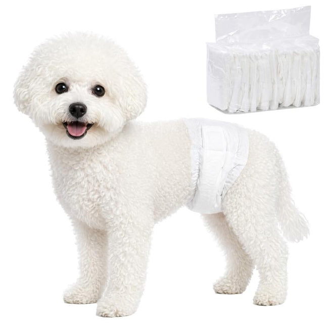 Disposable Dog Diapers Male Absorbent Dog Nappies M 45-64 cm