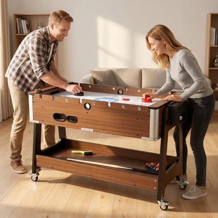 3 in 1 Multi Games Table 3.4ft Sports Table, 4 Lockable Wheels