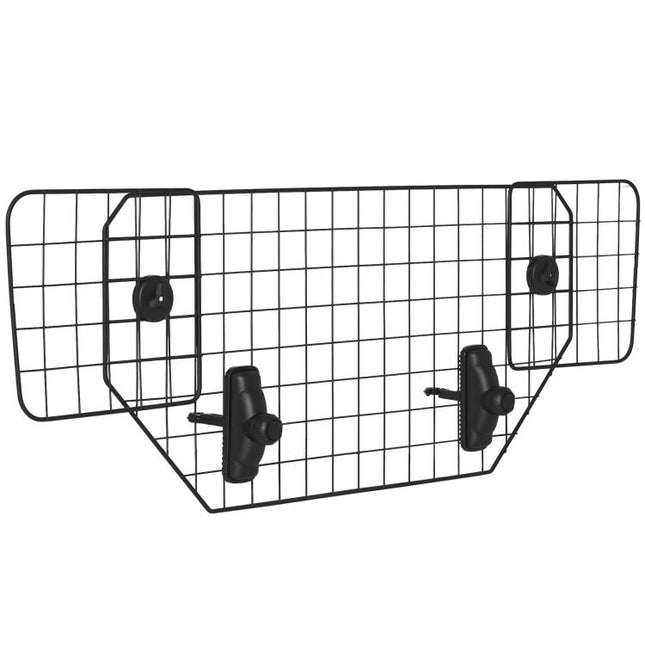 Dog Guard for Cars Adjustable Boot Barrier Metal Mesh Pet Headrest, 90-120W x 40.5H cm