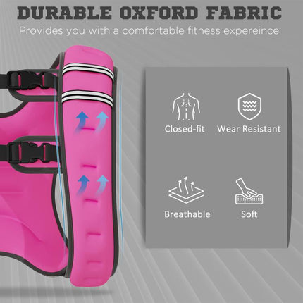 8KG Weighted Vest, Running Weight Vest with Adjustable Strap, Convenient Pocket and Reflective Strips for Men and Women