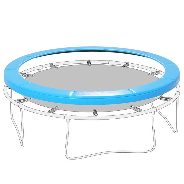 12ft Trampoline Accessories Safety Pad Φ366cm Replacement Surround Padding Thick Foam Pads Light Blue