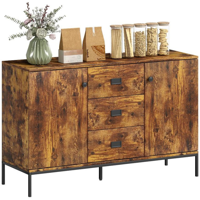 Modern Rustic Brown Sideboard