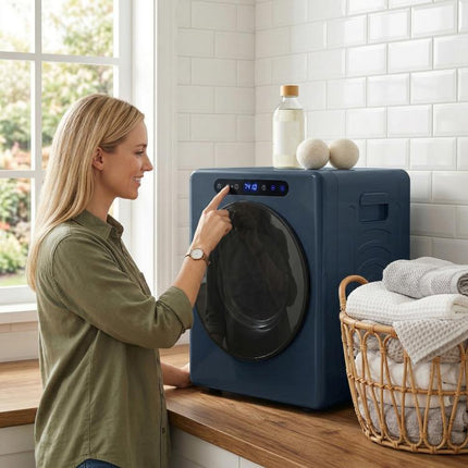 5kg Compact 40-60℃ Tumble Dryer Blue