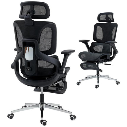 Ergonomic Office Chair, High Back Mesh Desk Chair, Black