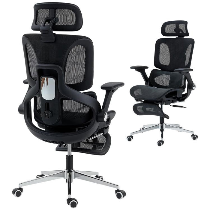 Ergonomic Office Chair, High Back Mesh Desk Chair, Black