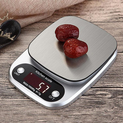 Digitale Küchenwaage (10 kg) mit LCD-Display, Lebensmittelwaage, Briefwaage, elektronische Waage C