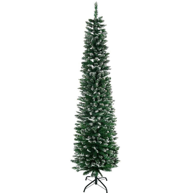Weihnachtsbaum 190 cm, hoch realistisch, 570 Zweige, feuerfest, stabile Basis, Grün