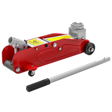 Low Profile Jack, 2 Ton Hydraulic Car Jack for Car Trailer Garage Tyre Repair, Red