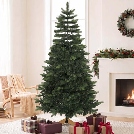 Albero di Natale Artificiale Abete Nobile 1161 Rami 210cm Verde