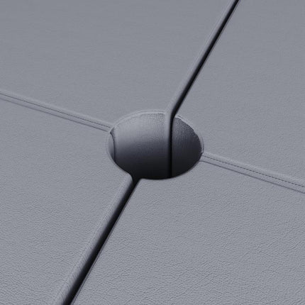 Foldable Crash Mat, Pole Padding with Carrying Handles and EPE Foam for Dance Training and Exercise, Gray