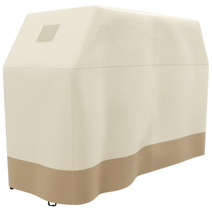 71W x 188Lcm PU Coated Protective Grill Cover - Beige
