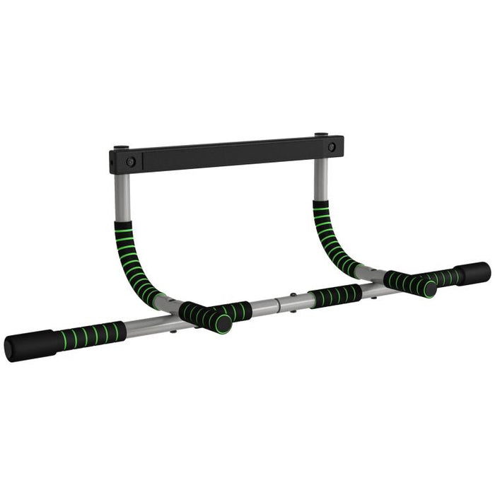 Doorway Pull up Bar, Door Frame Chin up Push up Bar for Home Gym Upper Body Workout, No Drilling or Screws, Green