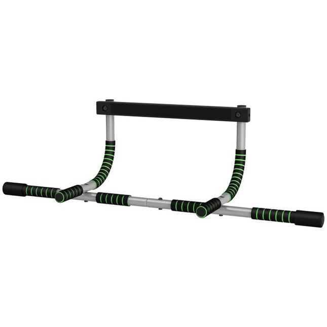 Doorway Pull up Bar, Door Frame Chin up Push up Bar for Home Gym Upper Body Workout, No Drilling or Screws, Green