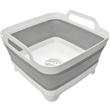 Foldable Multipurpose Basin Collapsible Washing Up Bowl Camping Sink Travel UK