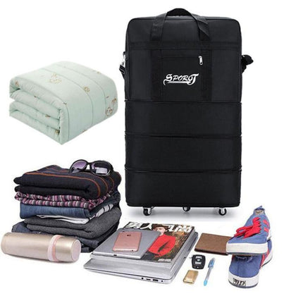 42 inch Extra Large Lightweight Luggage Trolley Suitcase Travel Bag Handbag BAG NEW