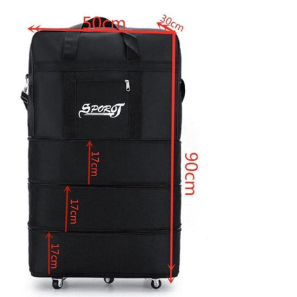 42 inch Extra Large Lightweight Luggage Trolley Suitcase Travel Bag Handbag BAG NEW