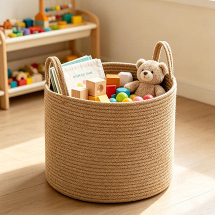 Laundry Basket Folding Bin Bag Hamper With Handle Storage Organize Basket