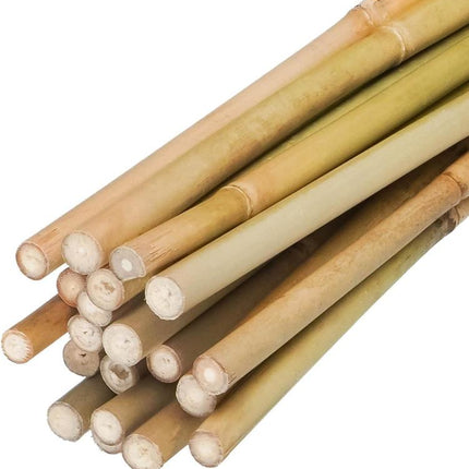 3FT,Diameter 8mm - 10mm Natural Bamboo Plant Stake, Sturdy Bamboo Poles, Durable Plant Bamboo Stake, Garden Climbing Plant Bracket 25pcs.