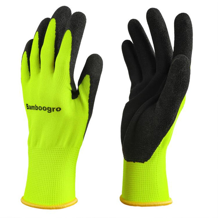 Green NGG Foam Nitrile Coated Seamless Knit Gloves, Micro Matte Anti-Slip Palm, Ideal for General Work, Gardening, Construction, Mechanic, Warehouse 6 Pairs