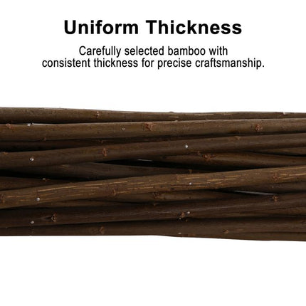 4FT Willow Funnel Trellis, 48 inch H x 13 inch W Natural Willow Plant Support Tower, Expandable Garden Trellis for Climbing Plants, Vines, Peas, Beans, Flowers and Potted Plants