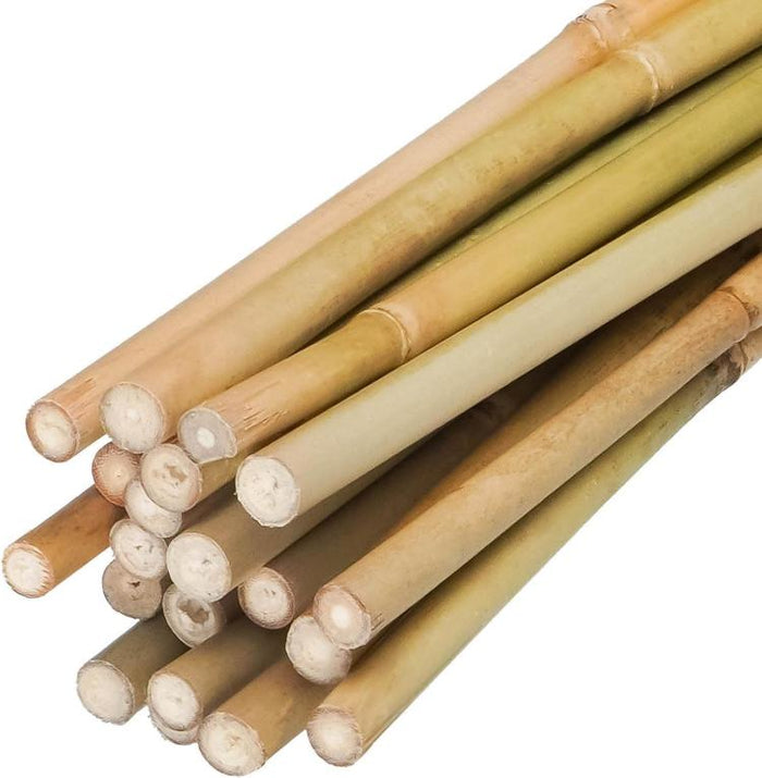 5FT,Diameter 8mm - 10mm Natural Bamboo Plant Stake, Sturdy Bamboo Poles, Durable Plant Bamboo Stake, Garden Climbing Plant Bracket 20pcs.