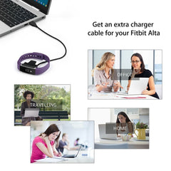 For Fitbit Alta Watch USB Charger Clip Cable with Reset Button, Length: 30cm