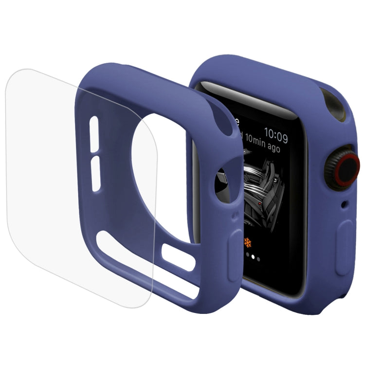 ENKAY Hat-Prince 2 in 1 TPU Semi-clad Protective Shell + 3D Full Screen PET Curved Heat Bending HD Screen Protector for Apple Watch Series 5 & 4 40mm, 40mm