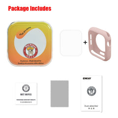 ENKAY Hat-Prince 2 in 1 TPU Semi-clad Protective Shell + 3D Full Screen PET Curved Heat Bending HD Screen Protector for Apple Watch Series 5 & 4 44mm, 44mm