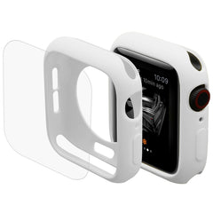 ENKAY Hat-Prince 2 in 1 TPU Semi-clad Protective Shell + 3D Full Screen PET Curved Heat Bending HD Screen Protector for Apple Watch Series 5 & 4 44mm, 44mm