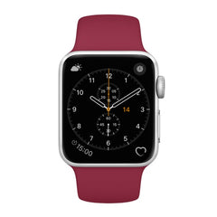 For Apple Watch Series 3 & 2 & 1 38mm Fashion Simple Style Silicone Wrist Watch Band