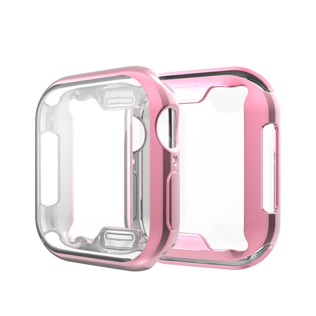 Estuche de TPU con revestimiento de cobertura total para Apple Watch Series 5 y 4 de 40 mm, para Series 5 y 4 de 40 mm